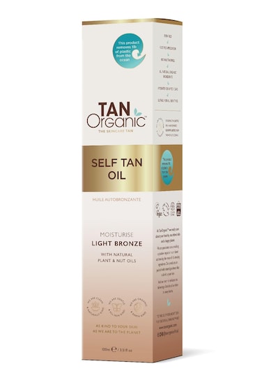 TanOrganic Self Tanning Oil Fake Tan Certified Organic Natural Vegan 100ml