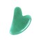 FlowCat Gua Sha Massage Tool Glazed Jade Natural XiuYu Stone Massager for Face Eyes Neck Body Muscle Relaxing and Relieve Glazed Jade