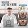JawForce Jaw Exerciser for Men  Women Small Size Jawline Exerciser with Breath Freshener  Define your Jawline and Neck  Black Advanced Level