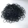1200 Pcs Black Rubber BandsMini Hair Rubber Bands Rubber Hair Ties for Kids Hair Braids Hair Wedding Hairstyle and More by Aivwis Diameter 15 mm Black
