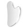 Gua Sha Massage Tool Stainless Steel Shaving Board Chin and Neck Shaving Massage Tool Facial Relaxation Slimming Arms Neck Wrinkle Removal Beauty Silver