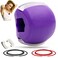 Jaw Exerciser for Men and Women Jawline Exerciser Double Chin Exercise Face Slimmer Neck Exerciser Jaw Lift Fitness for Face Define Your Jawline Slim and Tone Your Face Purple