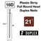 Metabo HPT Collated Duplex Nail  312 Inch  21 Degree  Plastic Strip  For Use with NR3675DD  5031216D