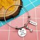 Workout Gym Bracelet Dumbbell Charm Bangle Funny Gym Workout Jewelry Fitness Trainer Bracelet Gifts for Women Men Bodybuilding Jewelry The Gym is My Happy Placebelieve Inspirational Fitness Gifts