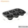 3 Pack Nonstick Muffin Pan Carbon Steel Cupcake Pan Easy to Clean and Perfect for Making Muffins or Cupcakes 6 Cup Jumbo
