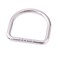 COOHC Metal D Rings 2 Inch Inner Welded Heavy Duty Seamless Molded Solid Buckles Ring Silver 6 Pack