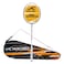 HUNDRED Powertek 1000 PRO Graphite Strung Badminton Racket with Full Racket Cover Dark GreyWhite  for Intermediate Players  95 Grams  Maximum String Tension  26lbs