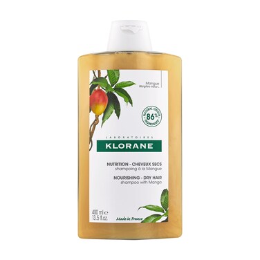 Klorane Nourishing Shampoo with Mango Butter Moisturize and Hydrate Dry Hair Paraben Silicone SLS Free 135 Fl Oz