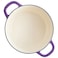 CrockPot Artisan Round Enameled Cast Iron Dutch Oven 7Quart Lavender Purple