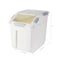 Flour Storage Container 25 lb 25 Liters with Wheels Seal Locking Lid PP Pack6
