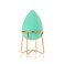 Almost Famous Professional Beauty Sponge Makeup Blender Perfect Foundation Blending Kit Comes with Necessary Rose Gold Makeup Blender Holder  Green