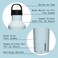Corkcicle Insulated Canteen Travel Water Bottle Triple Insulated Stainless Steel Easy Grip Straw Mouth Keeps Beverages Cold for 25 Hours or Warm for 12 Hours 20oz Powder Blue
