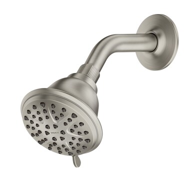 Attune Spot Resist Brushed Nickel 8Function Wall Mount Fixed Showerhead 218W0SRN