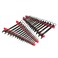 ERNST NoSlip LowProfile Wrench Rail Set 30 Tool Red 6050A