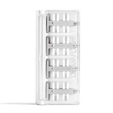 DERMAFLASH MINI Precision Edges Facial Hair Remover Replenishment Set 3 L x 07 W x 15 H 8Count Refill Compatible with DERMAFLASH MINI Dermaplaning Tool only