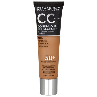 Dermablend Continuous Correction ToneEvening CC Cream SPF 50 60N 1 fl oz Pack of 1