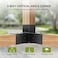 Grehitk Pergola Kit Pergola Brackets 3Way Right Angle Corner Bracket Woodworks DIY Post Base Kit Wooden Beams for Gazebos Patio Pergolas Log Cabin
