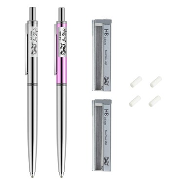 Mr Pen 05 Mechanical Pencil 2 Pack Mechanical Pencil with Lead and Eraser Pencil Mechanical Artist Mechanical Pencil 05 Automatic Pencil 05mm Mechanical Pencil Mechanical Pencil for School
