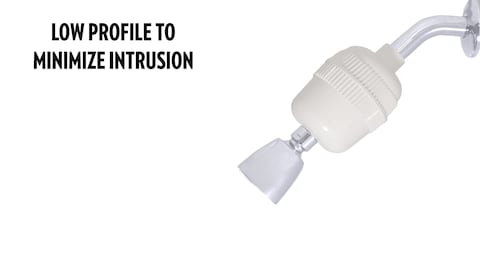 New Wave Enviro Shower Filter System with Aromatherapy Ring Premium White 796515300727