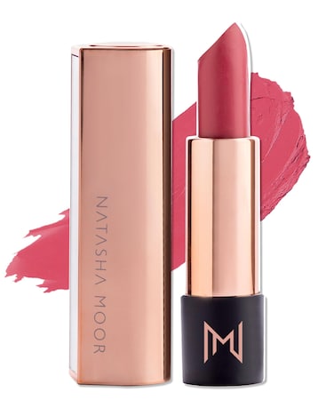 NATASHA MOOR Silk Suede Lipstick LongLasting Hydrating SemiMatte Finish  Creamy CrueltyFree Formula  Silky Smooth and Highly Pigmented  Mirror for OntheGo Glamour  WONDER