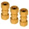Highcraft D6278OM3 Compression Union Pipe Fitting 78 OD Connection LeadFree Brass Pack Of 3