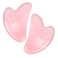 2pcs Gua Sha Massage Tool GuaSha Tool for Face Gua Sha Facial Tools Gua Sha Tool Resin Heart Shape for Physical and SPA Acupuncture Therapy Scraping Facial for Face Neck Eye Body Massage Pink