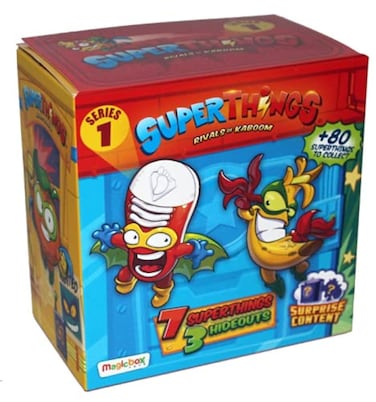 SUPERTHINGS RIVALS OF KABOOM Limited Edition Small Box Assortment of 10 Superthings Series 1 Multicoloured
