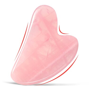 Gua Sha Facial Tool Jade Stone Gua Sha Scraping Massage Tool for SPA Acupuncture Therapy Trigger Point Treatment and Lymphatic Drainage on Face Eyes Neck and Body Guasha Board
