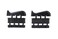 Mind Reader Finger Strengthener Grip Trainer for Individual Finger Exercises and Strength Training Black