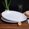 KOXINKARLU Melamine Large Serving Platter 16inch Oval Serving Plates White Serving Tray for Entertaining Party 100 Melamine Serving Dish for Appetizers Meat Food Set of 2
