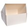 8x8x5 White Cake box Premium Bakery Boxes One piece Perfect for packaging and selling cakes donuts cookies and muffins 25 ct