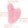 uspxqx Gua Sha Gua Sha Facial Tools gua sha Stone with Pink Quartz A Relaxing and AntiAging Facial Massage Tool can Also be Used on The Chin Ear Roots Neck Back arms and Legs