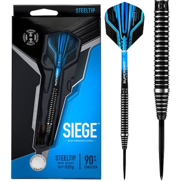 Harrows Siege 90 Tungsten Steel Tip Darts 24