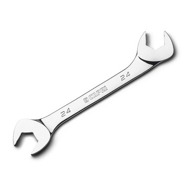 Capri Tools 24 mm Angle Open End Wrench 30 and 60 angles Metric