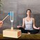 The7boX 528HZ Tuning Fork Aluminum Alloy Tuning Fork Resonance Box Equipped with Silicone Hammer and Wooden Voice Box Suitable for Sound Therapy Yoga Meditation and Relaxation