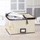 Wine Glass Storage Box with Dividers  Holds 12 Standard Size Wine Glasses up to 10 Tall  Stemware Storage Case  Protects Fine China  Durable Quilted Microfiber Bin with Carry Handles