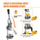 Gowintech Commercial Heavy Duty Cast Iron Hand Press Manual Orange Citrus Lemon Lime Grapefruit Pomegranate Fruit Juice Squeezer Machine Grey