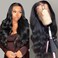 Cirvty Body Wave Lace Front Wigs Human Hair Wigs for Black Women 150 Density Brazilian 13x4 Hd Body Wave Lace Frontal Wigs Preplucked Hairline with Baby Hair Natural Color 20 inch