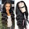 Cirvty Body Wave Lace Front Wigs Human Hair Wigs for Black Women 150 Density Brazilian 13x4 Hd Body Wave Lace Frontal Wigs Preplucked Hairline with Baby Hair Natural Color 20 inch
