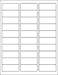 MACO LaserInk Jet White Address Labels 1 x 258 30 per Sheet 750 per Pack ML3025