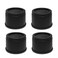 JOYYU 3 inch Round Stackble Bed and Furniture Risers Fits to Casters Legs of Sofa Table Couch and Bed Frame Protect Floors and Surfaces