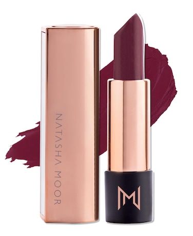 NATASHA MOOR Silk Suede Lipstick LongLasting Hydrating SemiMatte Finish  Creamy CrueltyFree Formula  Silky Smooth and Highly Pigmented  INDESTRUCTIBLE