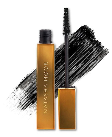 NATASHA MOOR Moor Power Black Mascara  Luxurious Volumizing Lengthening  Darkening Formula  Waterproof  SmudgeProof  Eye Makeup Mascara  CrueltyFree Clean Beauty for LongLasting Results
