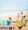 IOKUKI Long Shovels Sand Toys Set with Mesh Bag Including Wheelbarrow Castle Building Kit Beach Buckets Shovels Rakes Molds Outdoor Beach Toys Tool Kit for Kids Toddlers Boys and Girls 23 PCS