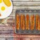 EaZy MealZ Bacon Rack  Tray Set  Specialty Tray and Grease Catcher  Even Cooking  NonStick  Healthy Cooking  Durable Material  Customized Cooking Experience Large Gray