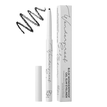 bom Wonderproof Slim Gel Eyeliner Pencil2mm Smooth Gliding Soft Motion Long Lasting03 Deep Brown