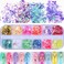 Lifextol Rhinestones for Crafting Chunky Glitter for Crafts and Rhinestones with Tweezers 4Set Fine Glitter with 4set Rhinestones craftsNailSetA