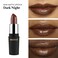 Mented Cosmetics  Semi Matte Nude Lipstick Dark Night  Vegan Parabenfree Crueltyfree  Brown Dark Long Lasting Lipstick