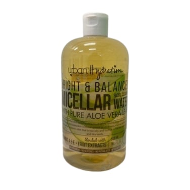 Urban Hydration Aloe Vera Leaf Micellar Water  Natural Cleanser and Moisturizer Paraben and Sulfate Free AntiAging For All Skin Types  Leaves Skin Feeling Soft and Moisturized 169 Ounce