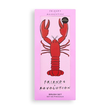 Revolution Beauty London Friends Lobster Brush Set